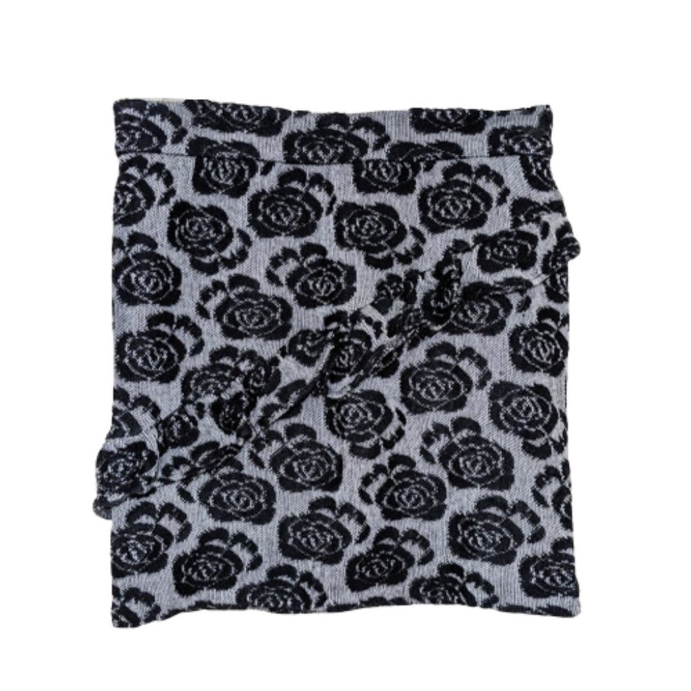 CHARLIE & ROBIN Roses Solo Stroll Ruffle Skirt XS
